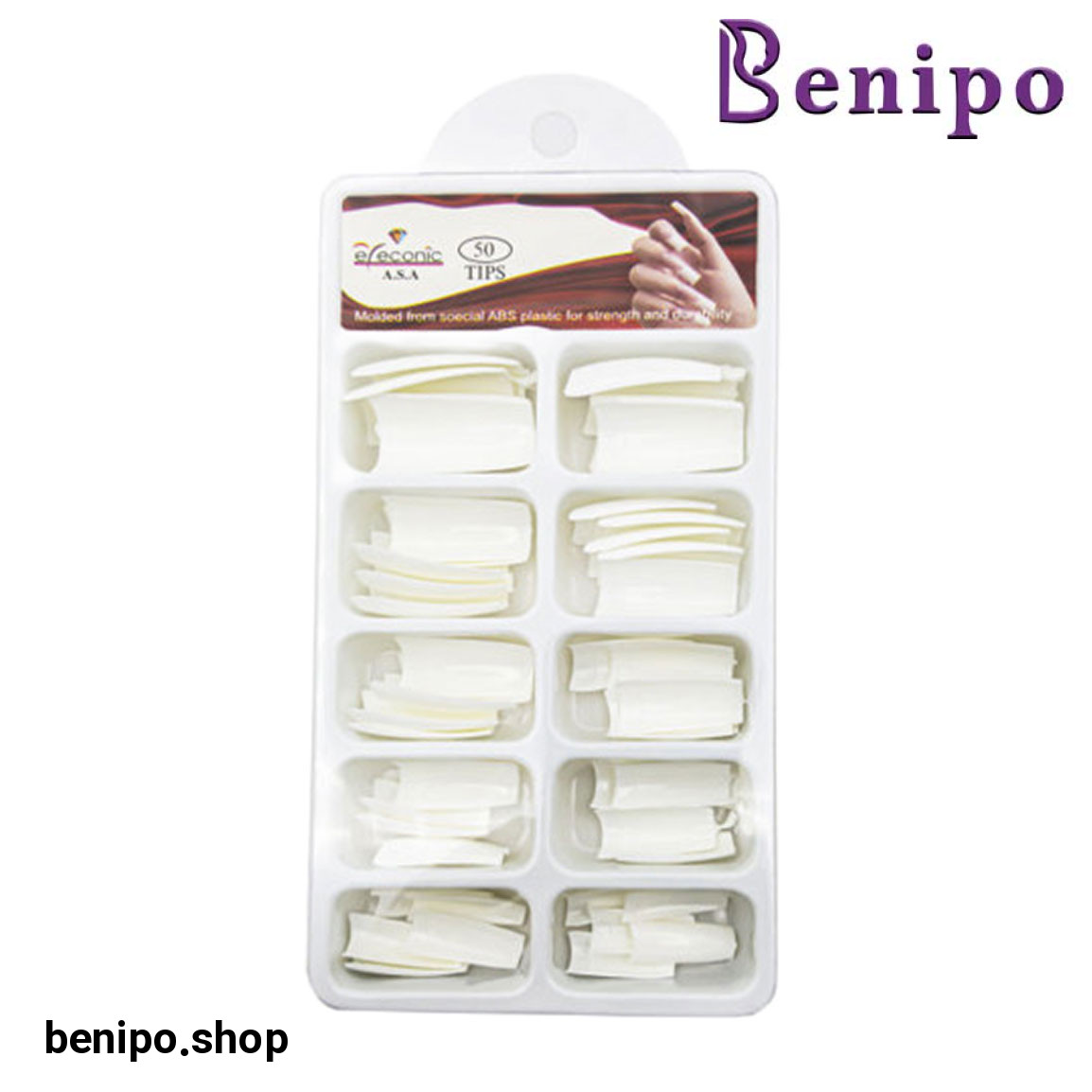 تیپ ناخن مدل TN S2 بسته 50 عددی