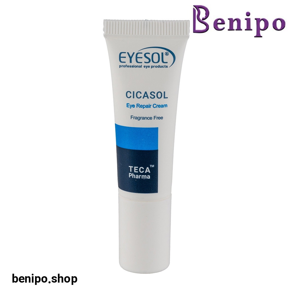 کرم ترمیم کننده دور چشم مدل Cicasol مناسب پوست آسیب دیده حجم 10 میلی لیتر