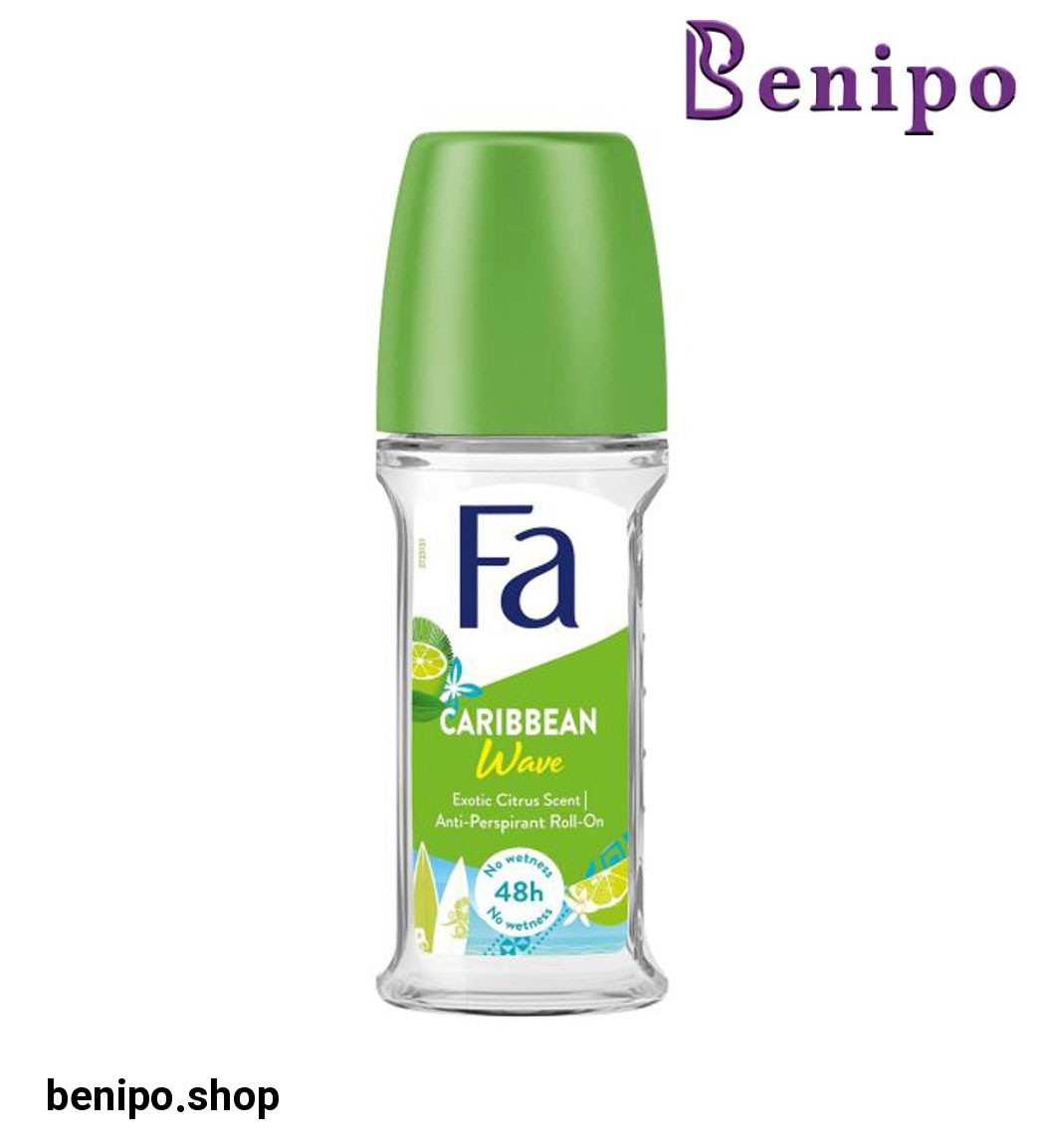 رول دئودورانت زنانه مدل Caribbean Lemon حجم 50 میل