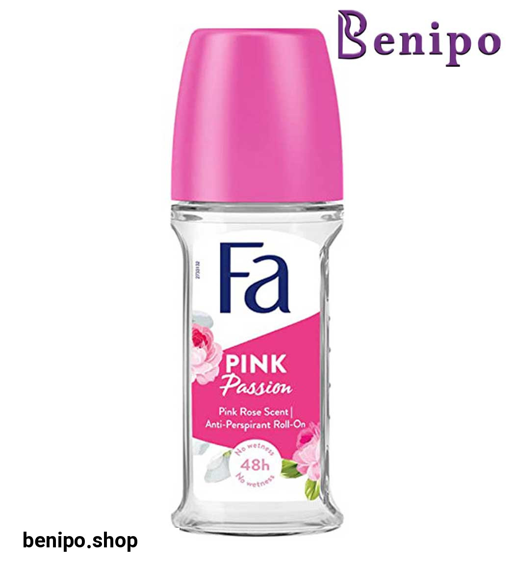 رول ضد تعریق زنانه مدل Pink Passion حجم 50 میل