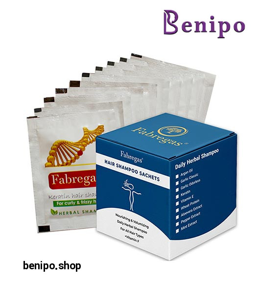 ساشه شامپو مو کراتین 10عددی