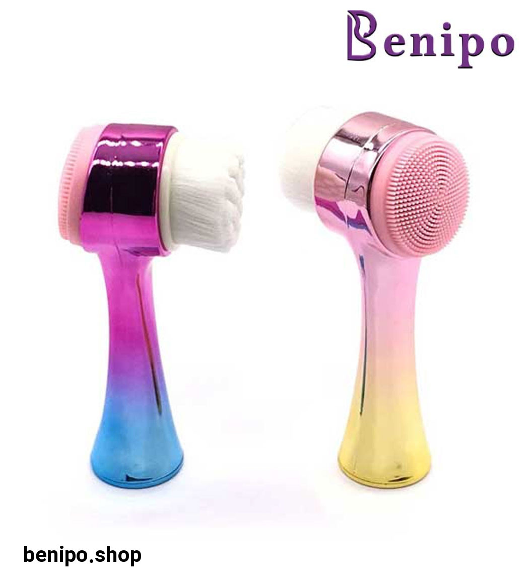 فیس براش شستشوی دو طرفه و ماساژ صورت دستی