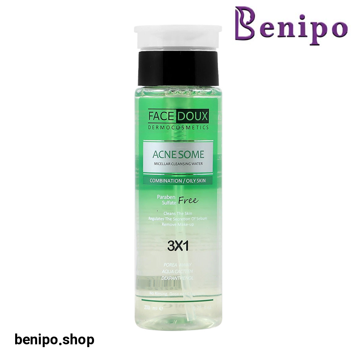 میسلار آکنه زوم 200میل پوست چرب