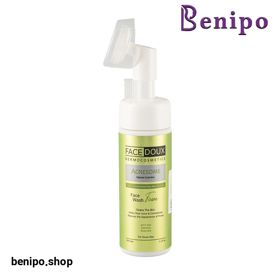 فوم شستشو صورت مناسب پوست چرب و آکنه ای حجم 150 میلی لیتر