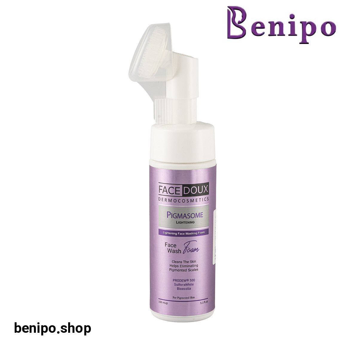 فوم شستشو صورت مناسب پوست دارای لک حجم 150 میلی لیتر