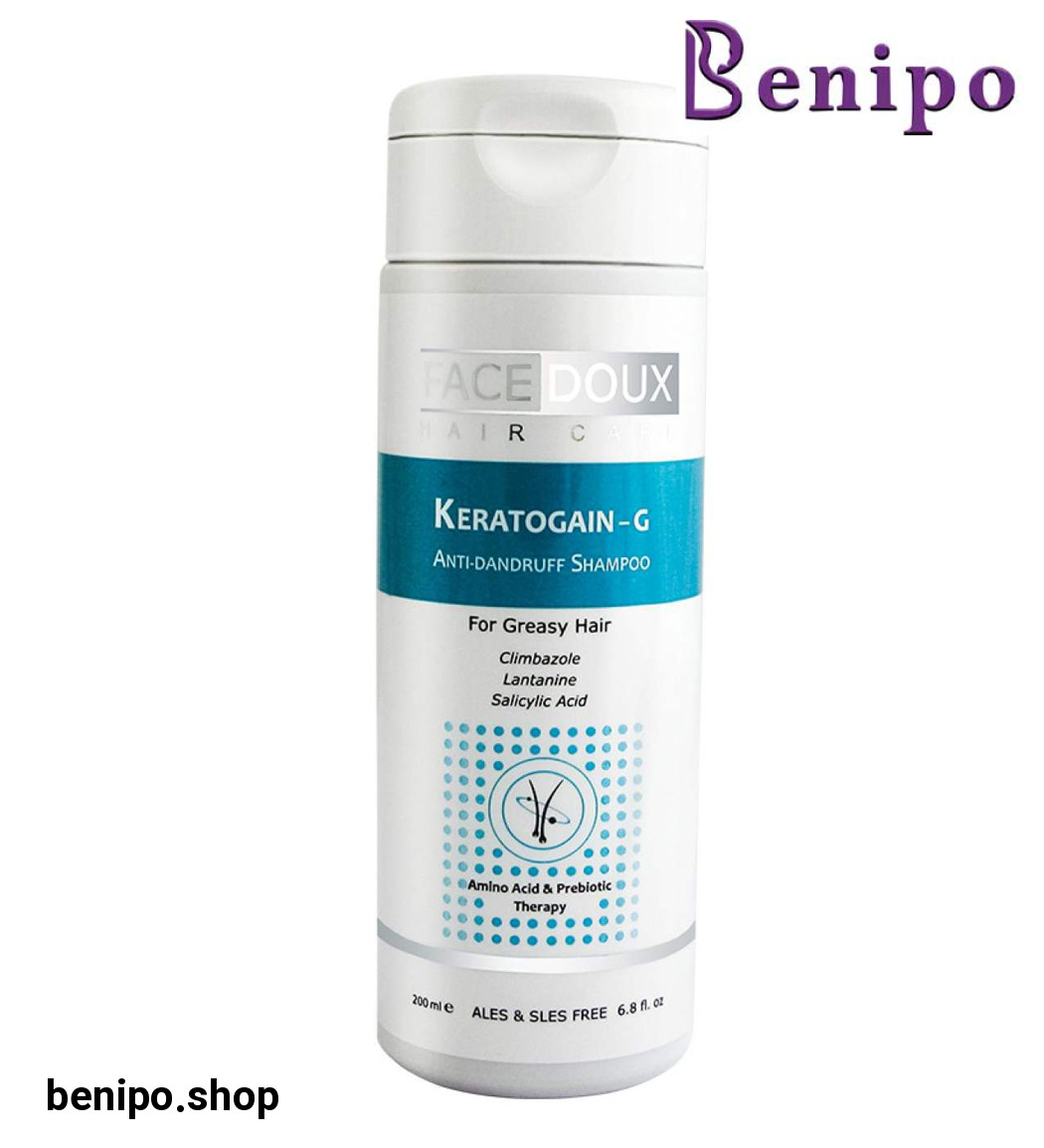 شامپو کراتوگین جی ضد شوره موهای چرب  200 میل