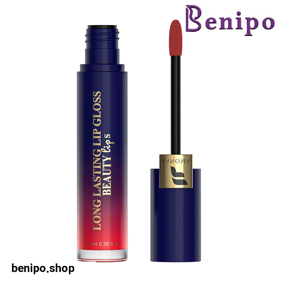 رژ لب مایع فاقد سرب مدل Beauty Lips حجم 10 میلی لیتر