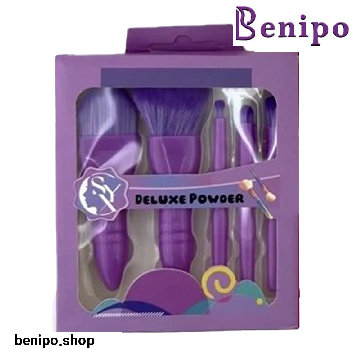 ست براش فانتزی بسته 5 عددی