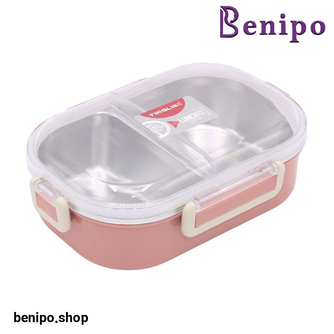 ظرف غذا طرح دو خونه فانتزی کد 522-13