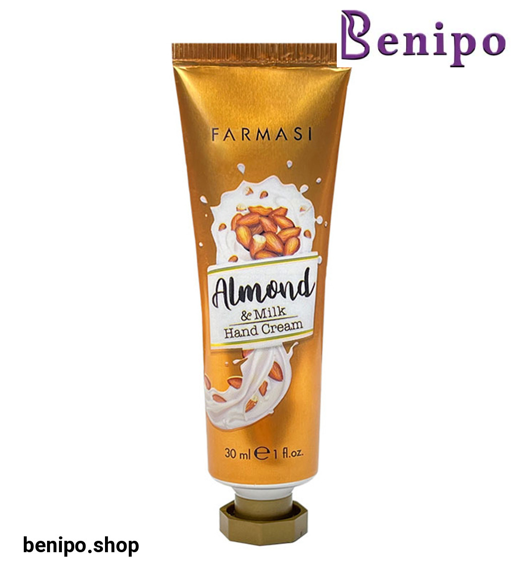 کرم دست آبرسان و محافظت کننده عصاره بادام و شیر حجم 30 میل