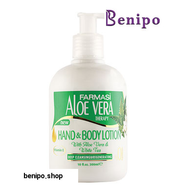 لوسیون دست و بدن حاوی آلوئه ورا