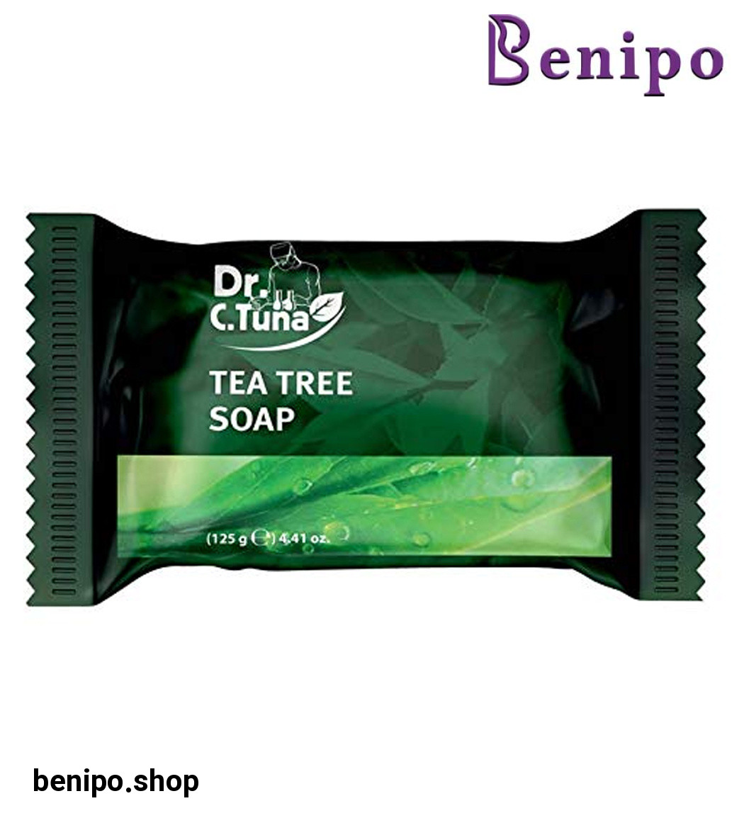 صابون ضد جوش و مرطوب کننده حاویعصاره درخت چای مناسب پوست چرب 125گرم دکتر سی تونا