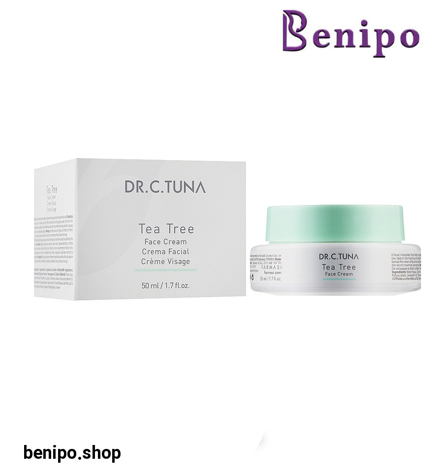 کرم تسکین دهنده و آبرسان  پوستهای چرب و مختلط حاوی عصاره درخت چای حجم 50 میل