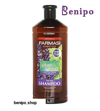 شامپو گیاهی اسطوخودوس مخصوص موهای چرب