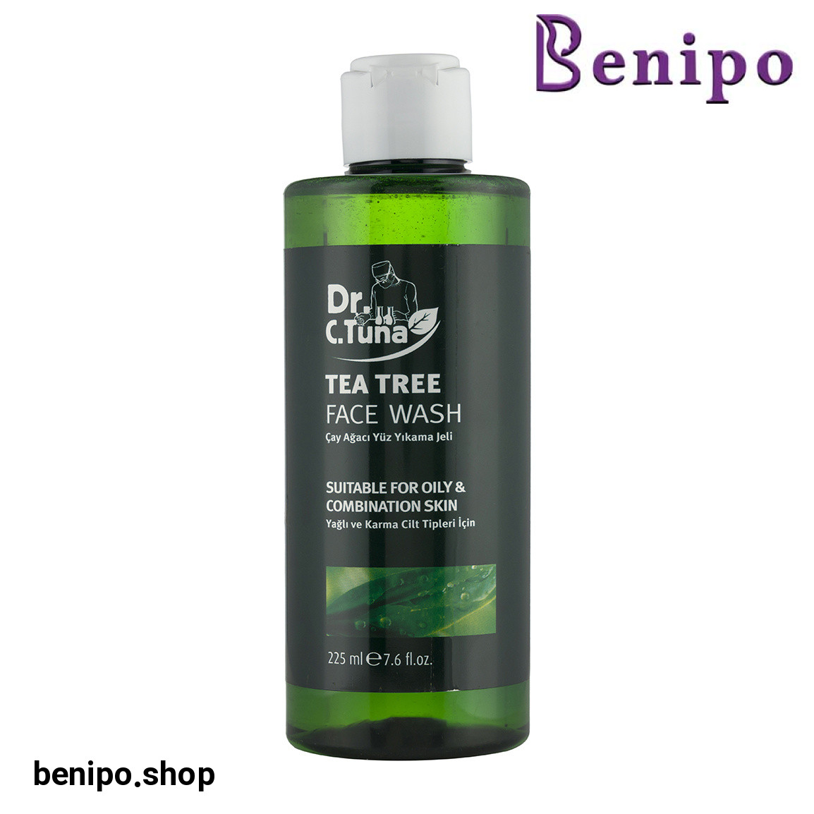 ژل شوینده صورت مناسب برای پوست های چرب و مستعد جوش حاوی عصاره درخت چای حجم 225 میل