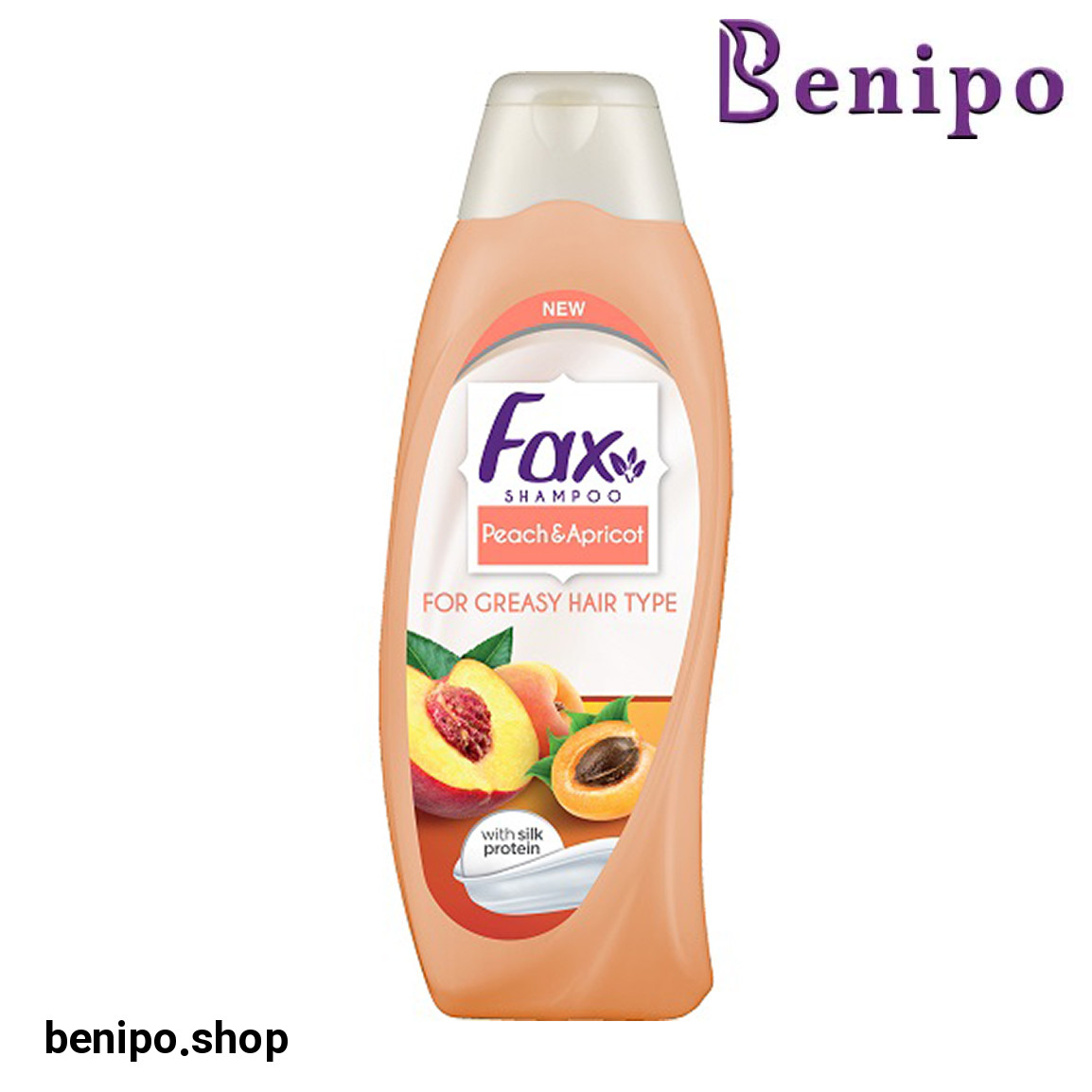 شامپو هلو و زرد آلو مناسب موی چرب حجم 750 میلی لیتر