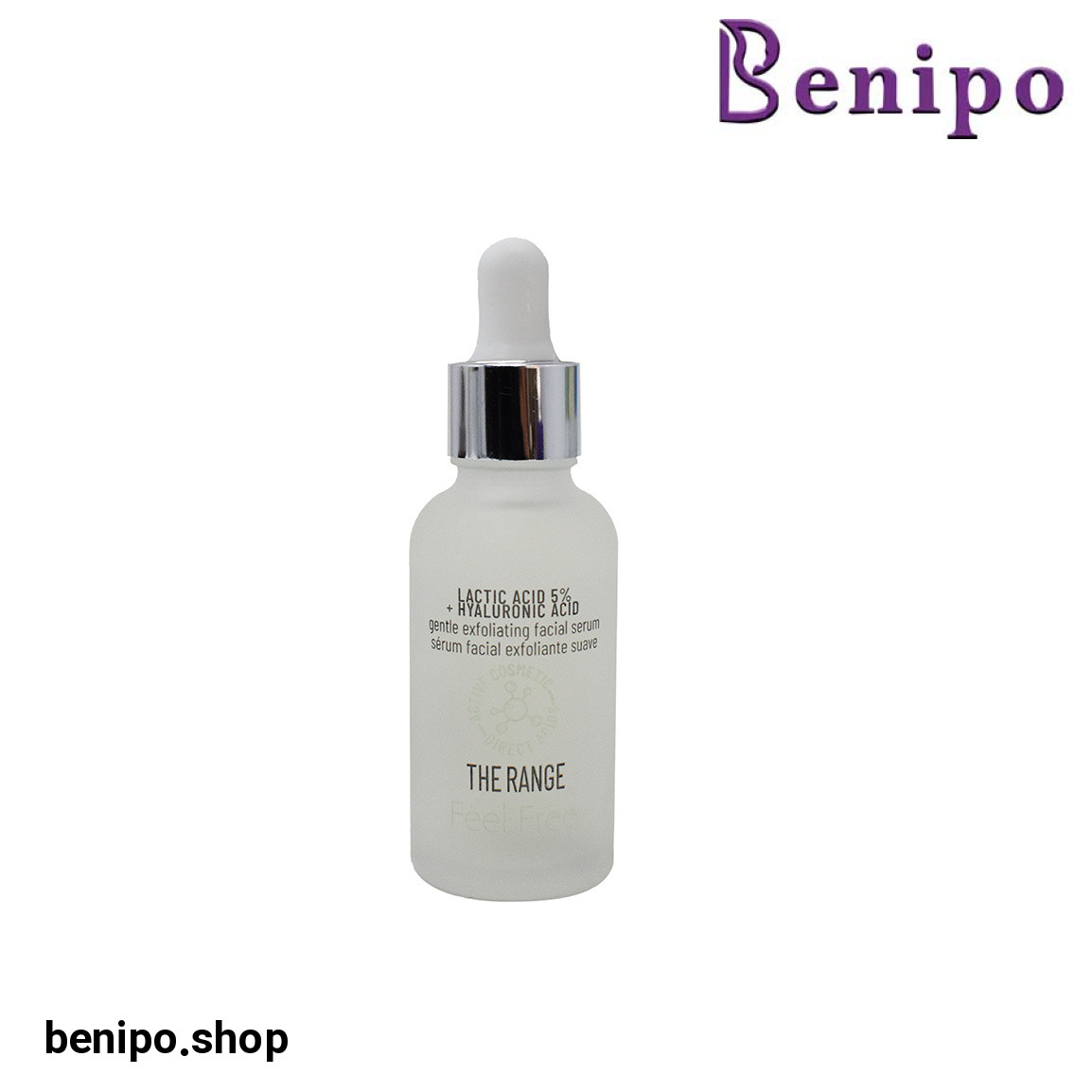 سرم لایه بردار صورت حاوی هیالورونیک اسید و لاکتیک اسید 5 درصد حجم 30 میلی لیتر