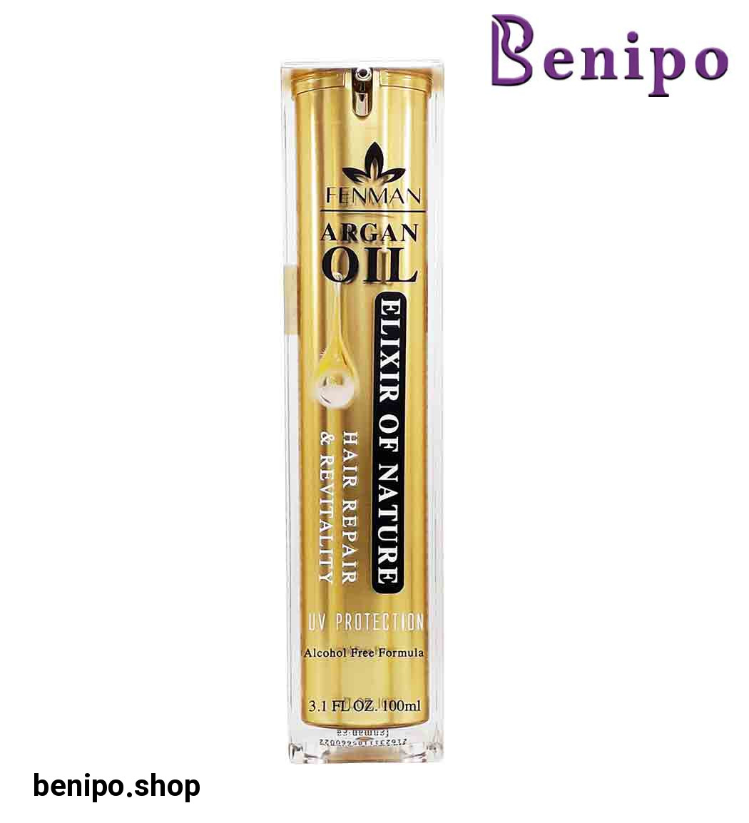 روغن مو ارگان فنمن مدل Elixir Of Nature حجم 100میل