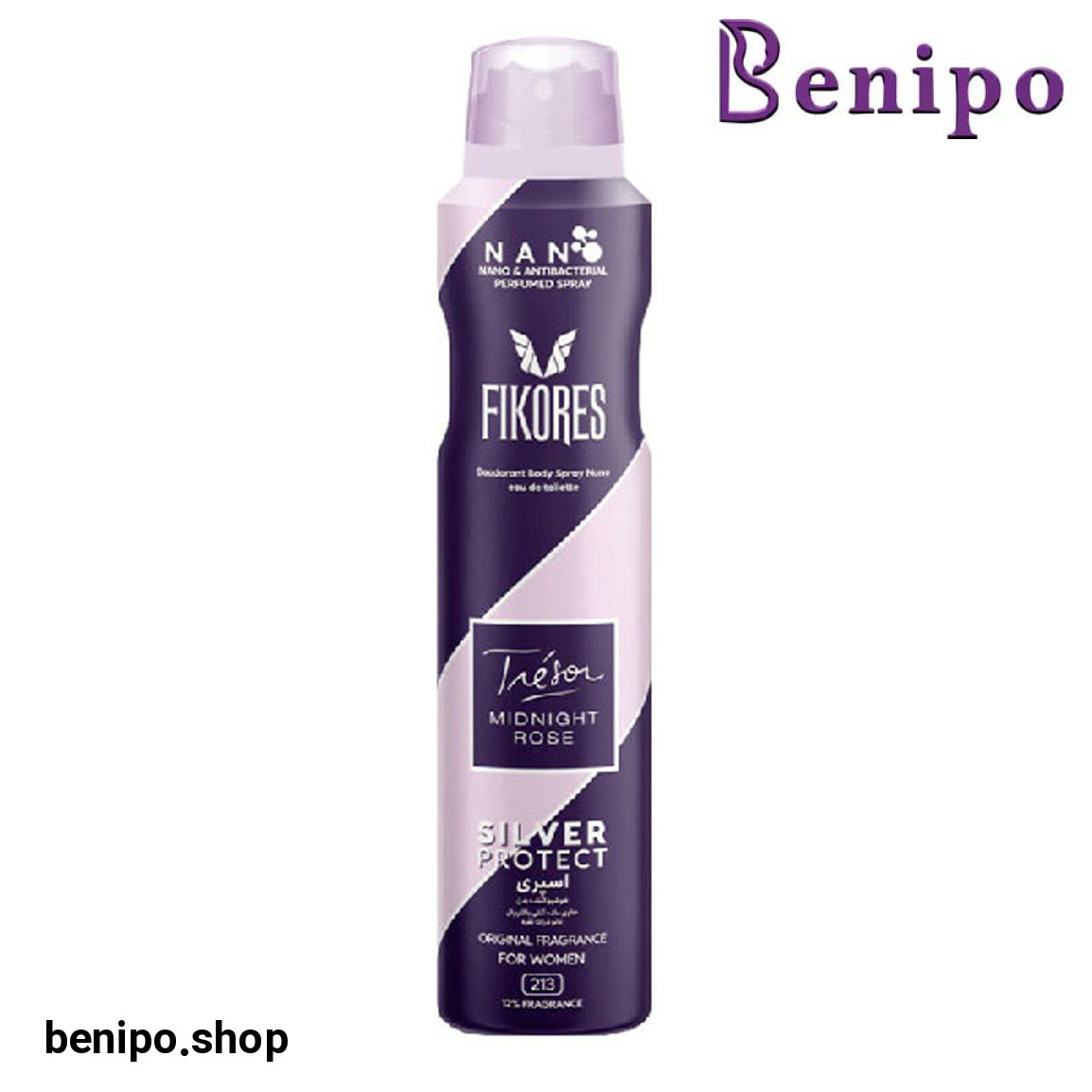 اسپری خوشبو کننده بدن زنانه کد 213 مدل Midnight Rose حجم 200 میلی لیتر