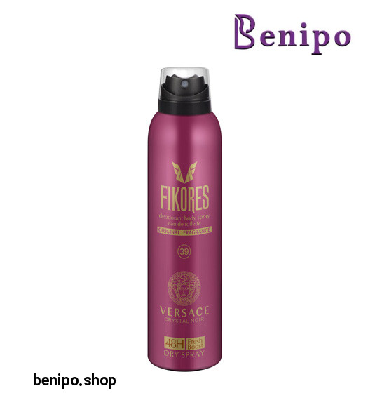 دئودورانت زنانه Versace Crystal Noir حجم 200میل