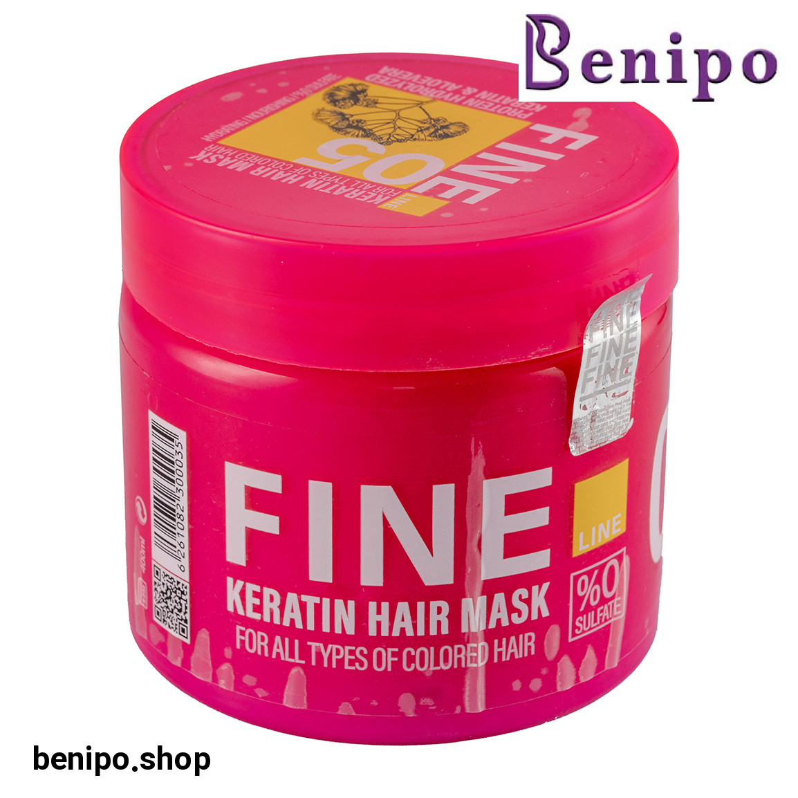 ماسک مو تقویت کننده حاوی کراتین مناسب انواع مو حجم 400 میلی لیتر