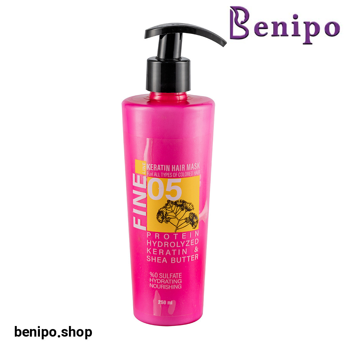 ماسک مو تقویت کننده حاوی کراتین مناسب انواع مو حجم 250 میلی لیتر