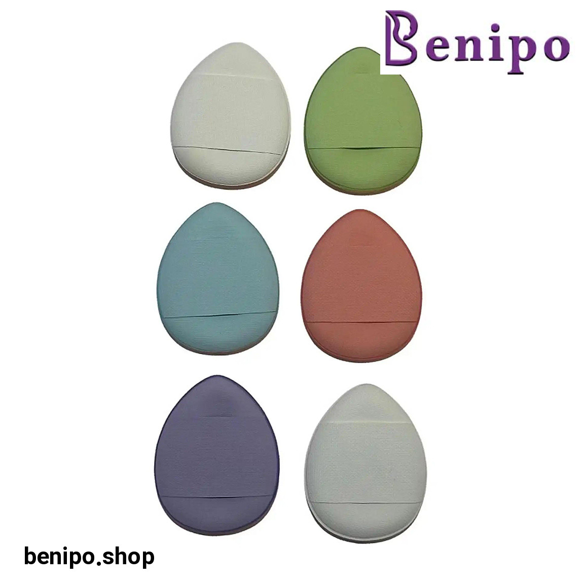 پد آرایشی انگشتی بسته 6 عددی ارسال با رنگ رندوم