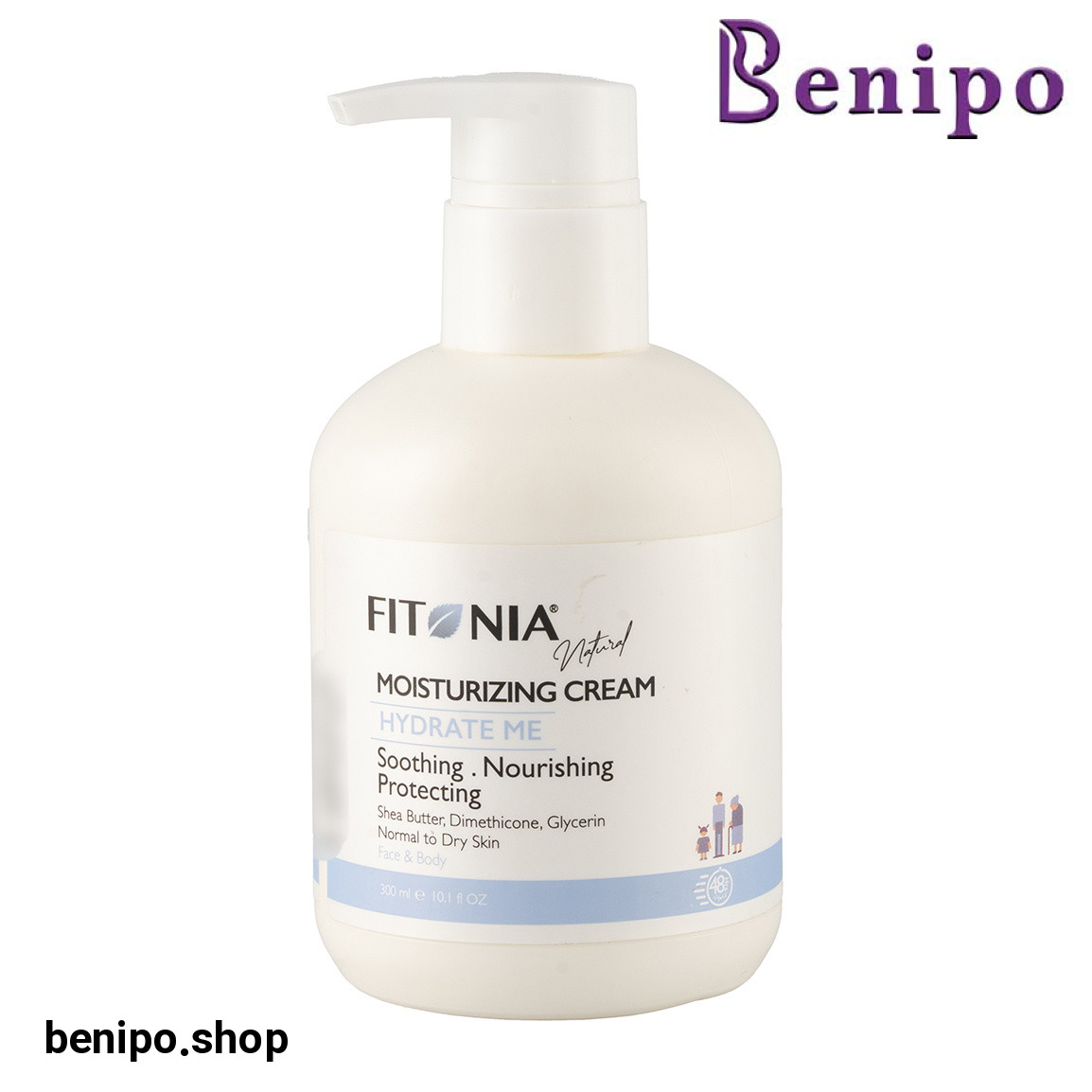 لوسیون بدن مناسب انواع پوست حجم 300 میلی لیتر