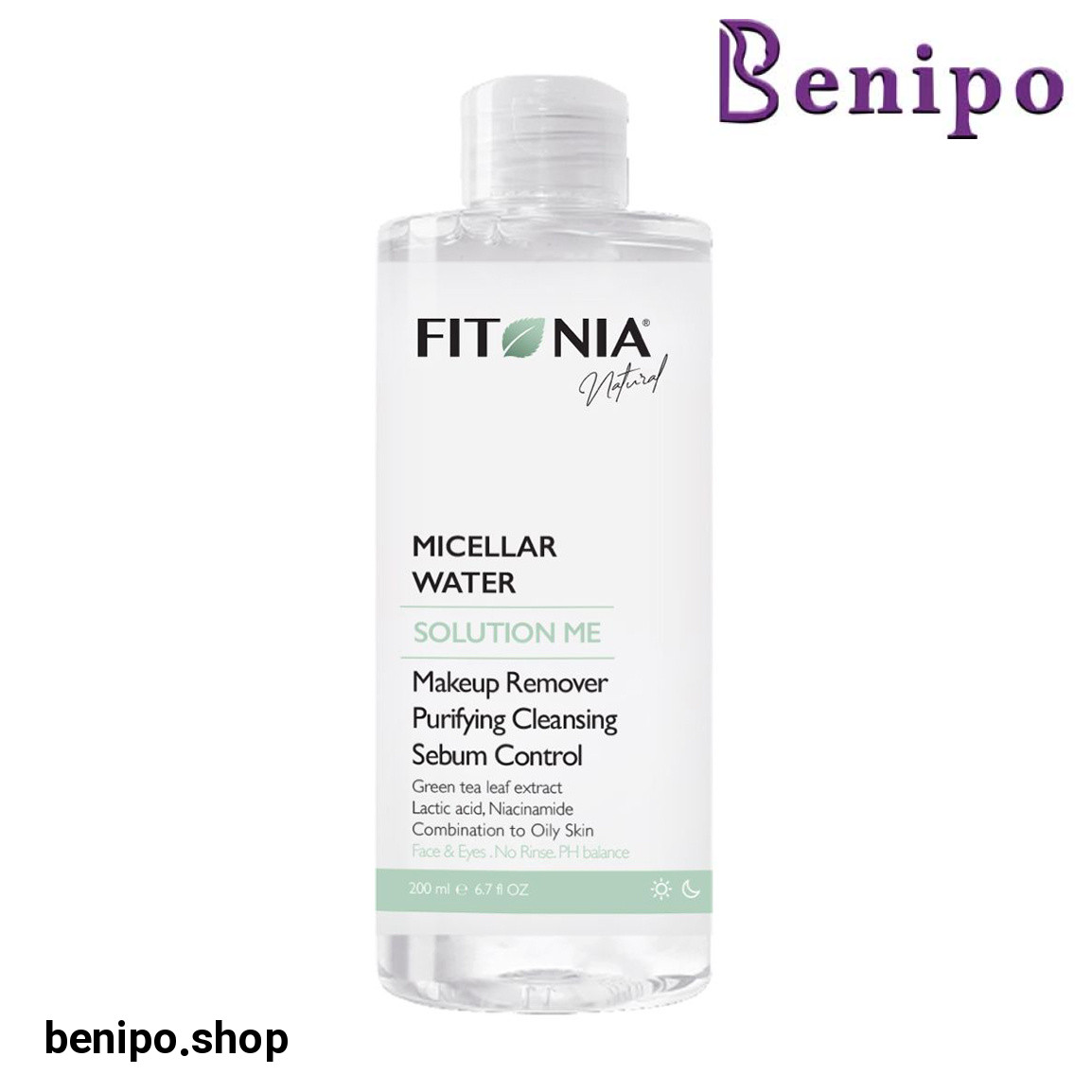 میسلار پاک کننده صورت و چشم مناسب پوست چرب 200 میلی لیتر