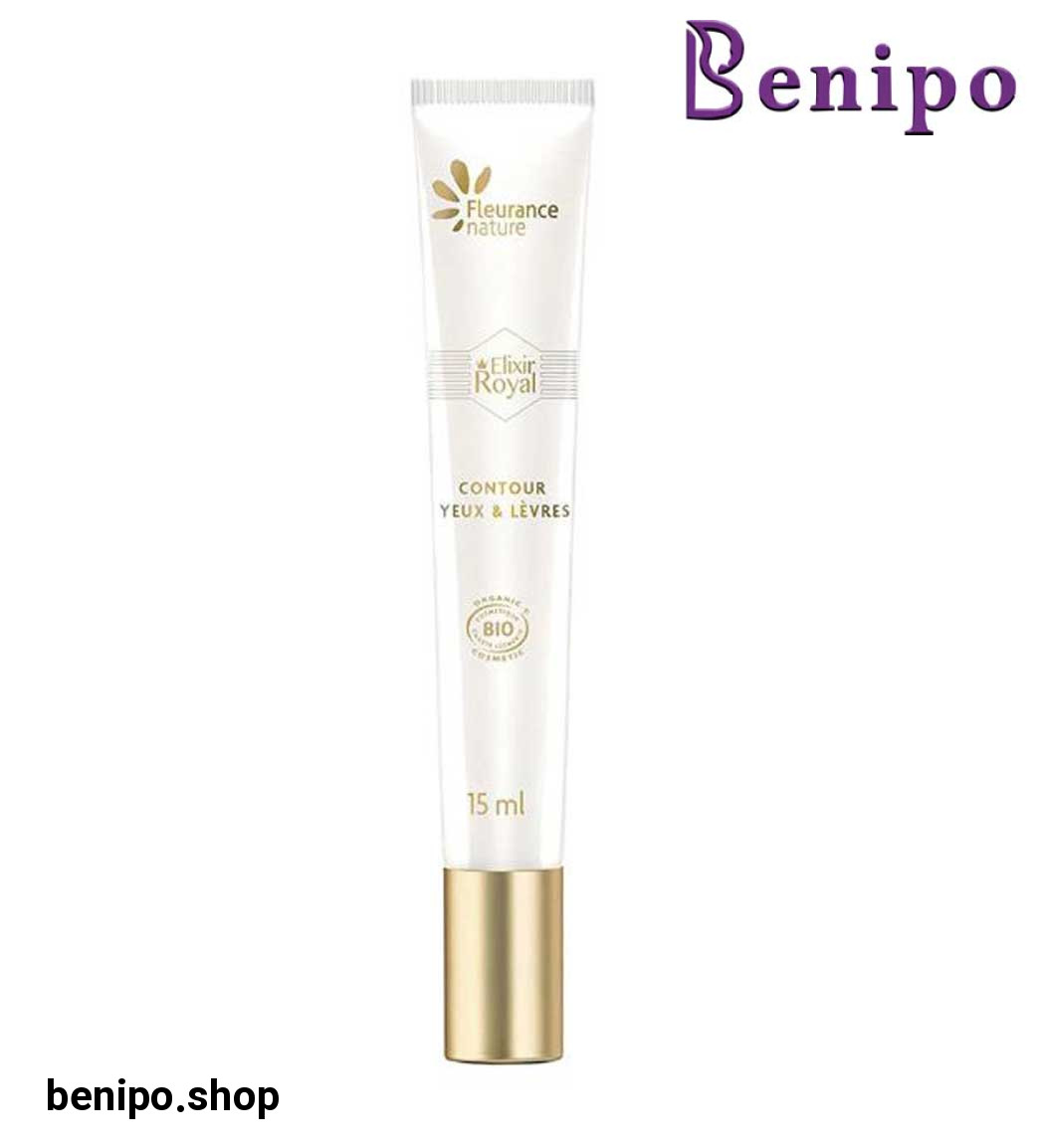 کرم ضد چروک دور چشم و لب طبیعی و ارگانیک مدل الکسیر رویال 15میل