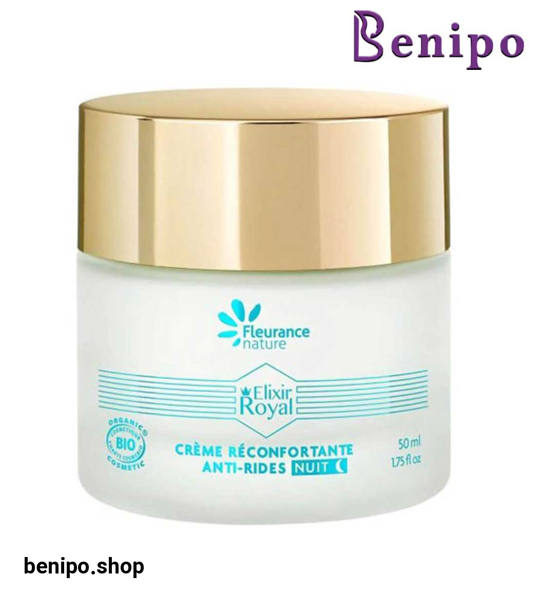 کرم طبیعی و ارگانیک ضد چروک شب مدل Elixir Royal حجم 50میل