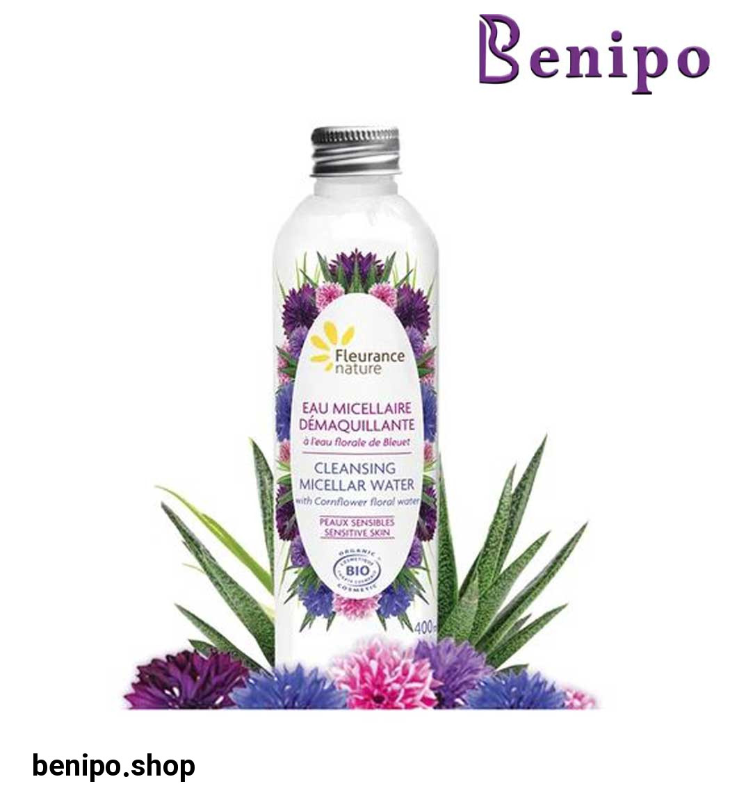 محلول پاک کننده آرایش طبیعی و ارگانیک حاوی عصاره گل گندم 200 میل