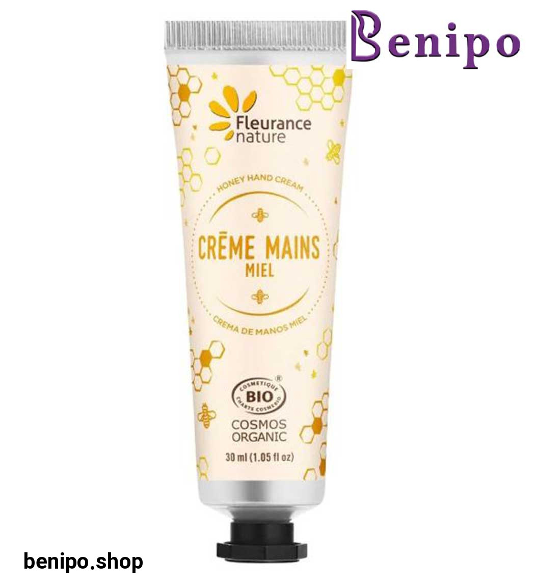 کرم دست طبیعی و ارگانیک حاوی عصاره عسل طبیعی 30میل