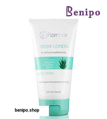 لوسیون بدن آلوئه ورا حاوی گلیسیرین و شی باتر