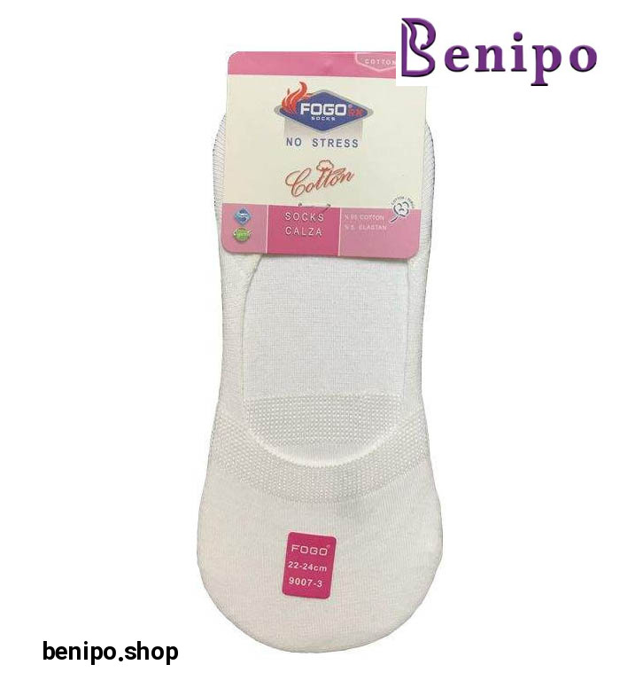 جوراب کالج زنانه فوگو سفید