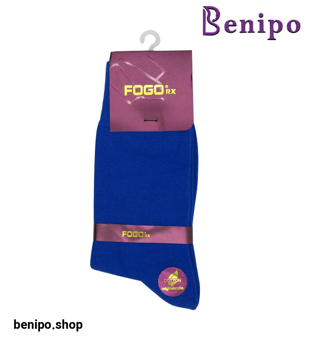 جوراب مردانه ساده نیلی