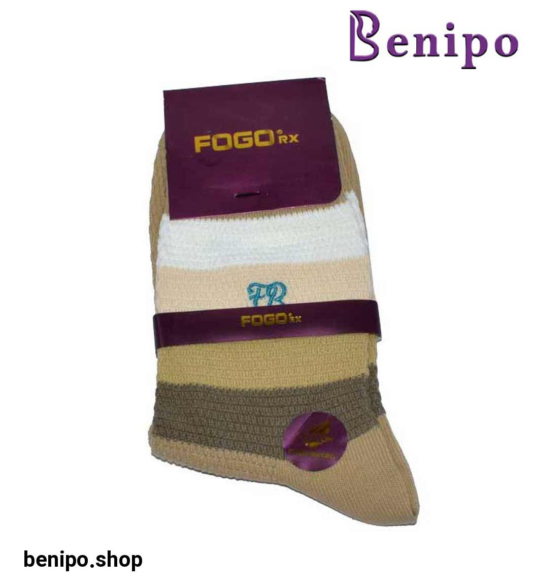 جوراب جودون مردانه چند رنگ کرم