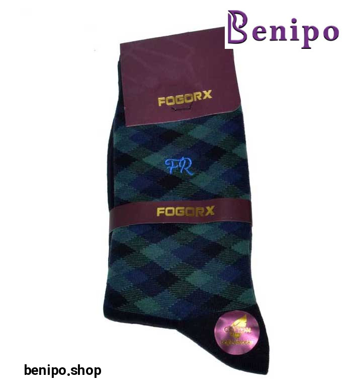 جوراب مردانه اسکاچ ریز سورمه ای سبز