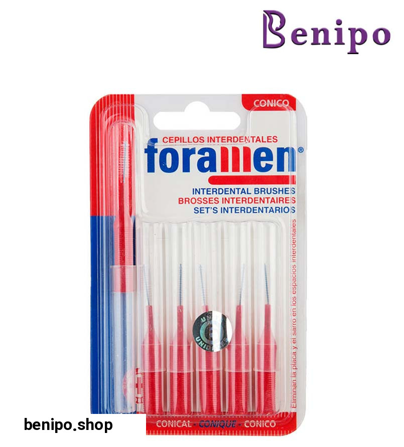 مسواک  بین دندانی مخروطی متوسط نرم