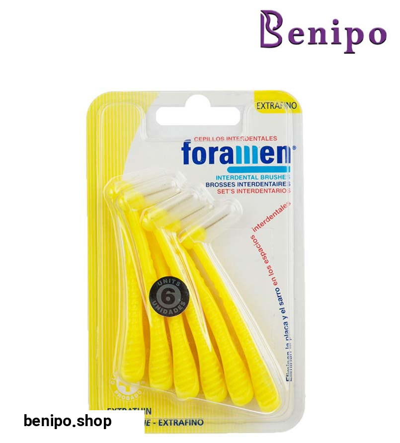 مسواک زاویه دار بین دندانی فوق العاده نازک