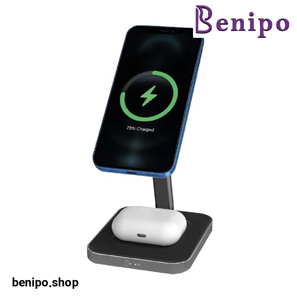 پایه شارژ بیسیم 2 در 1 با فناوری MagSafe