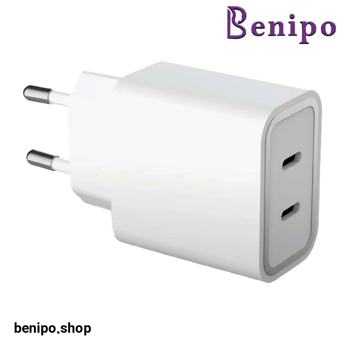 شارژر دیواری 45 وات شارژ سریع با دو پورت USB C