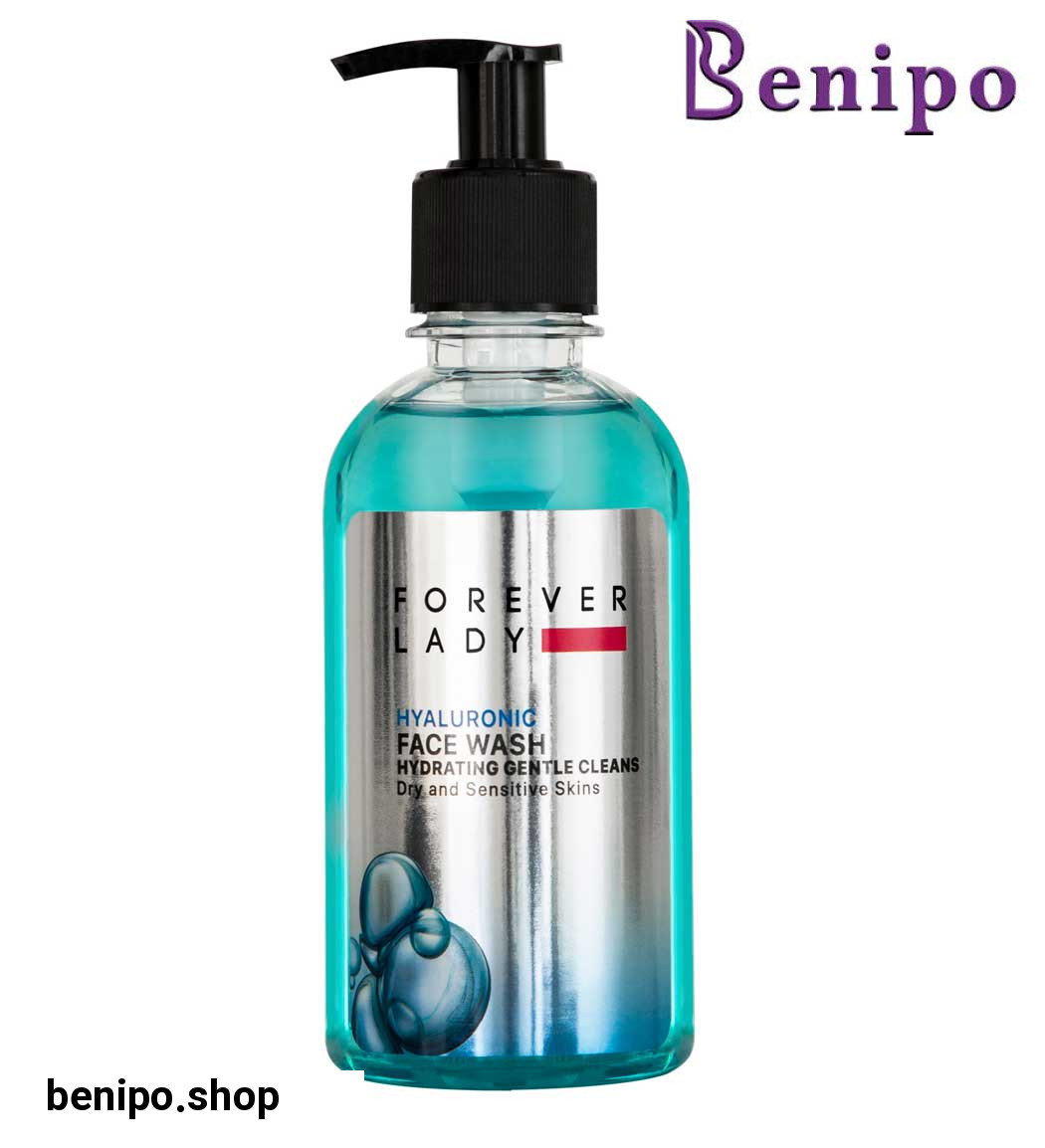 ژل شستشو صورت هیالورونیک اسید مناسب پوست خشک تا نرمال حجم 250 میل