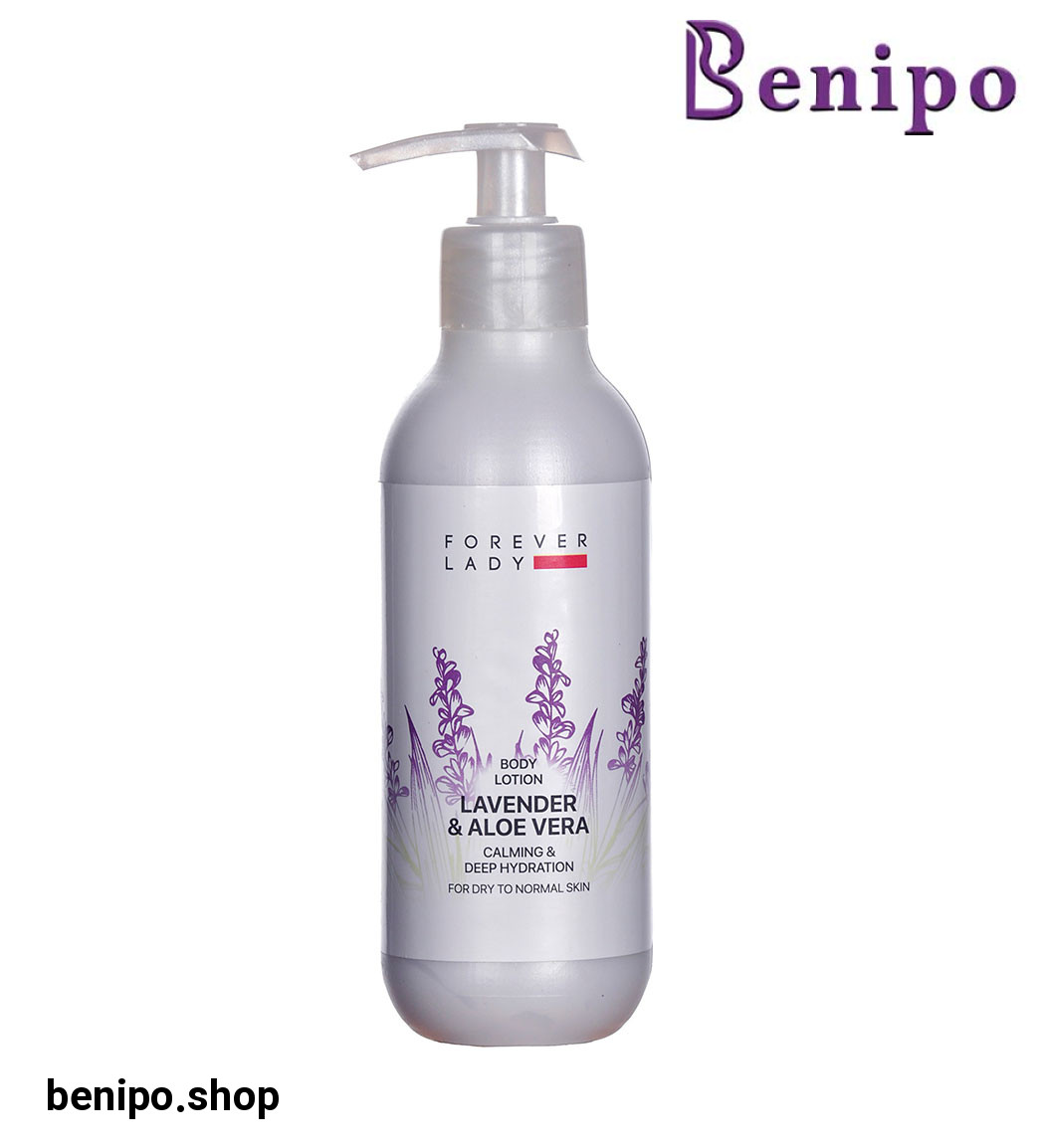 لوسیون بدن مدل آلوئه ورا و لوندر حجم 300 میل