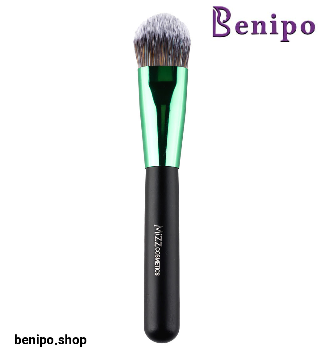 براش آرایشی کرم پودر و کانسیلر رنگ سبز مدل MIZZ
