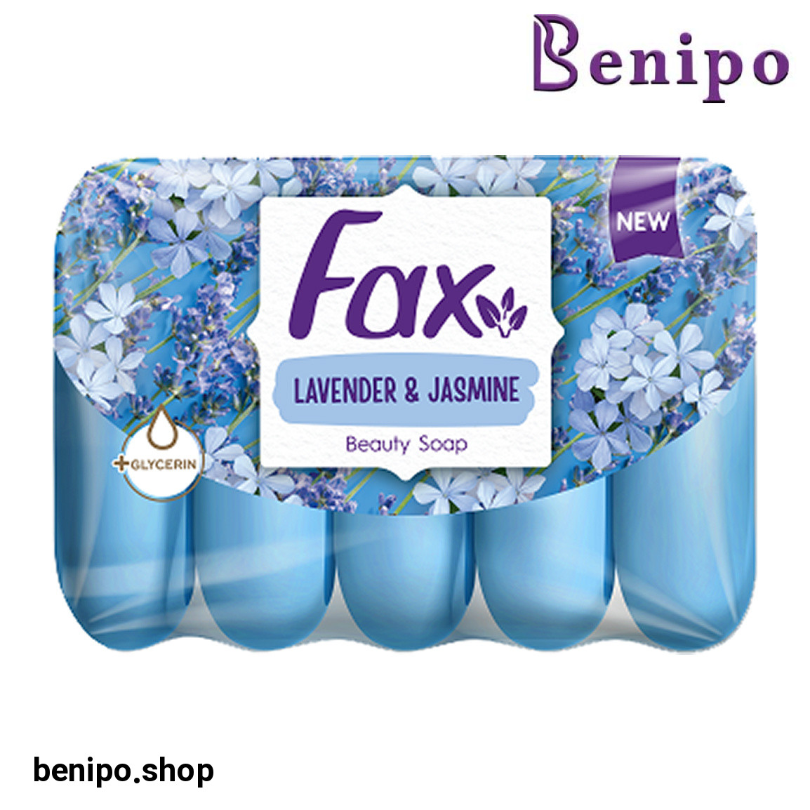 صابون زیبایی حاوی رایحه لاوندر و یاسمن بسته 5 عددی