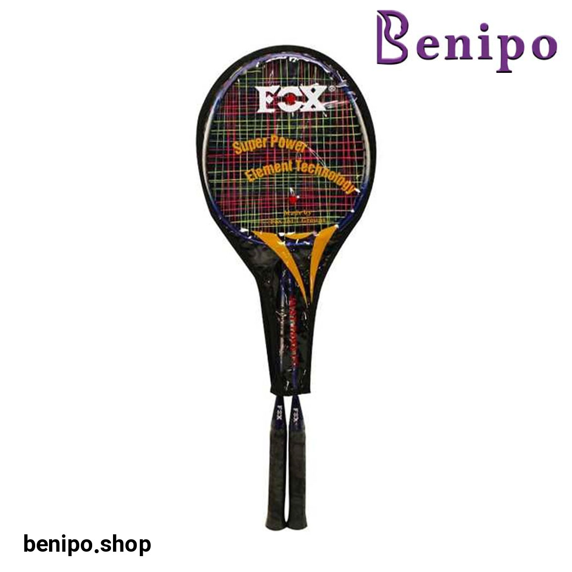 راکت بدمینتون مدل Super Power بسته 2 عددی