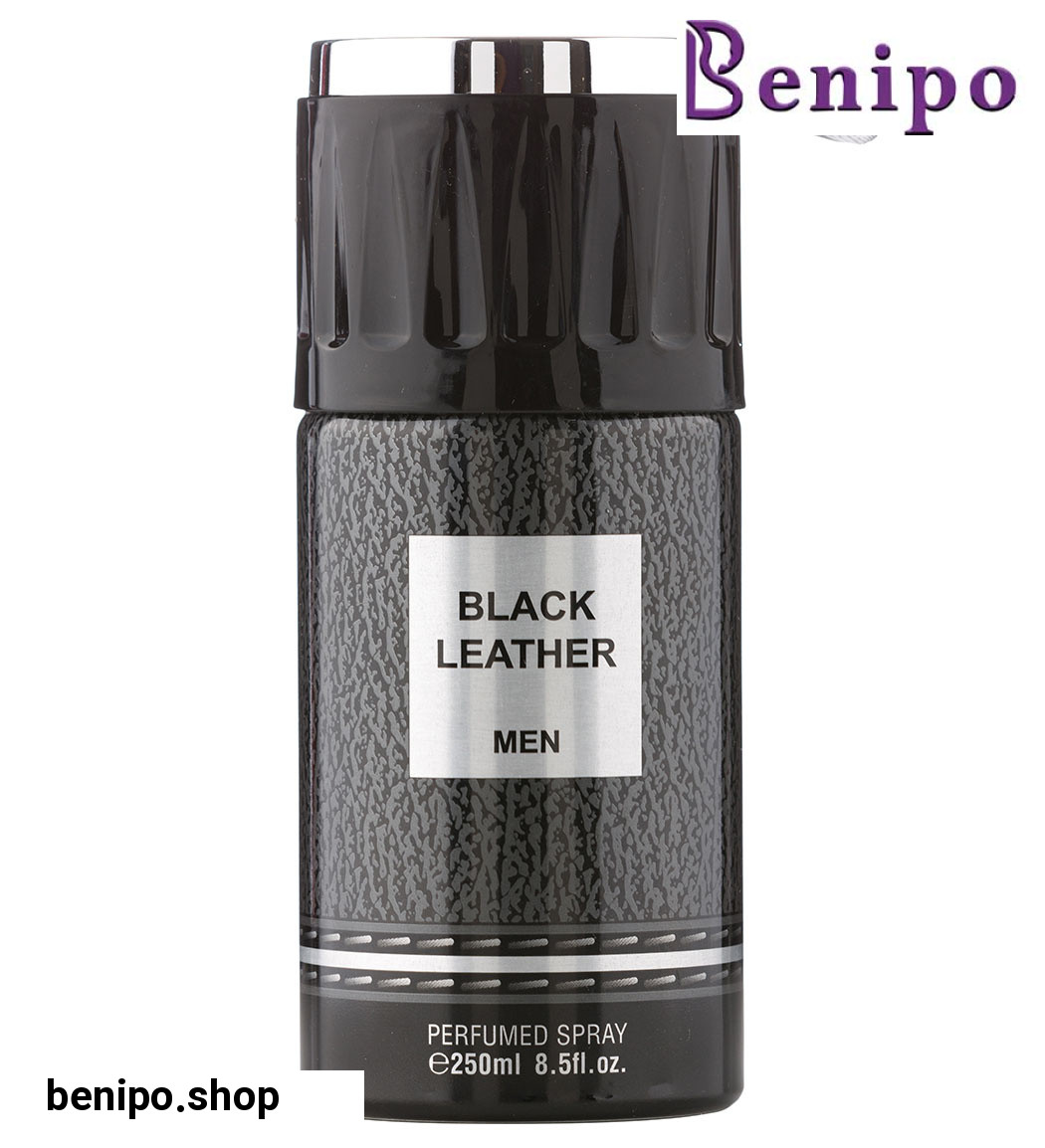 اسپری خوشبوکننده بدن مدل Black Leather حجم 250میل