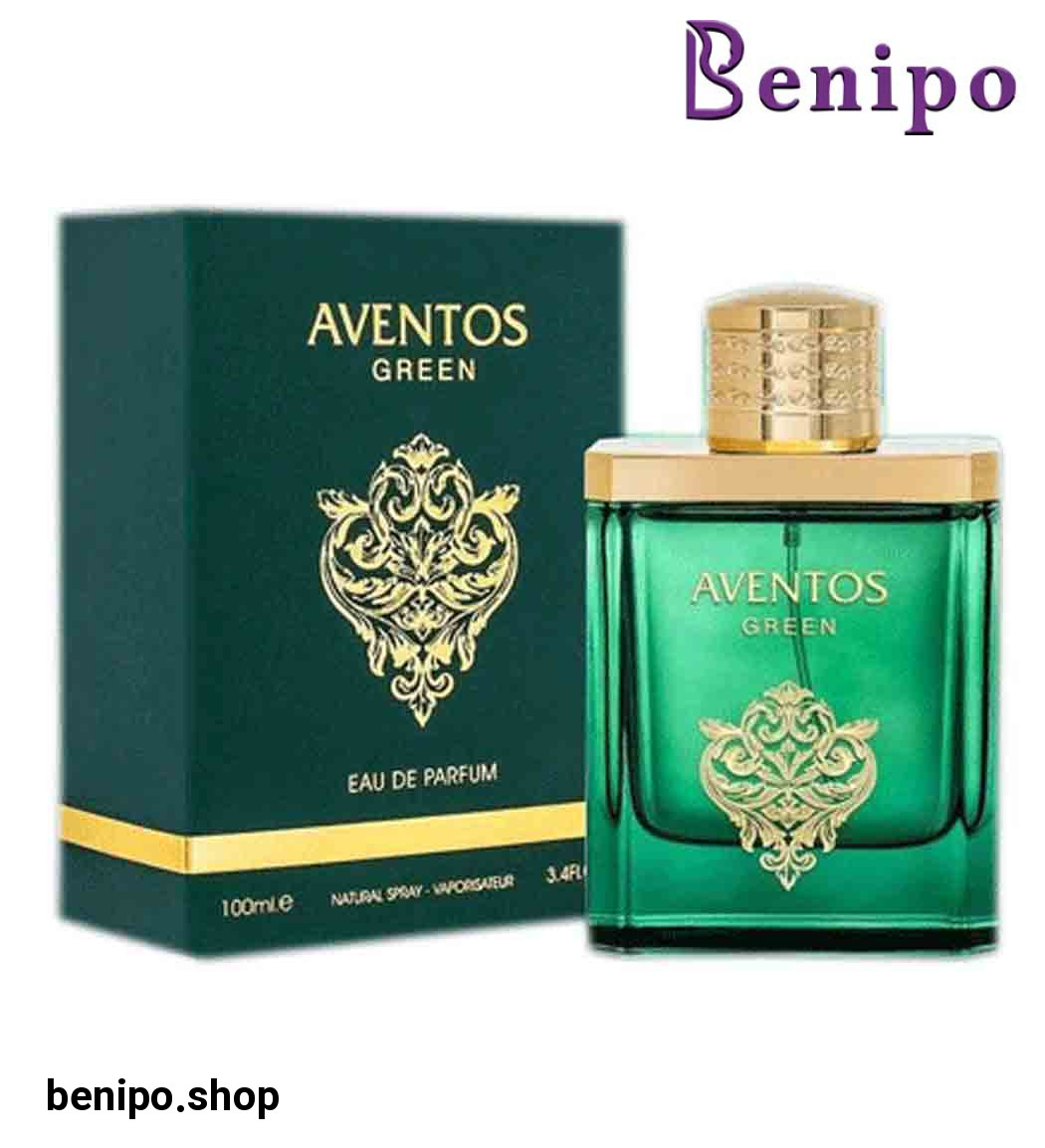 ادو پرفیوم مردانه مدل Aventos Green حجم 100میل
