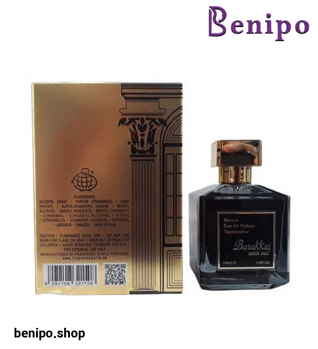 ادو پرفیوم زنانه مدل Barakkat Satin Oud حجم 100میل